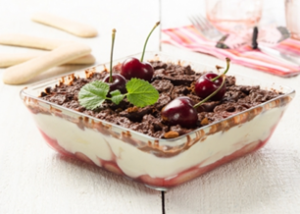 Češnjev tiramisu Češnjev tiramisu